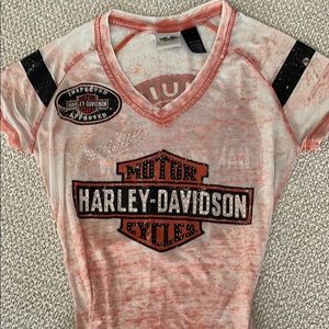 Harley Davidson Woman’s Signature O/B T-shirt XS